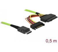 Delock Cavo OCuLink PCIe SFF-8611 a U.2 SFF-8639 0,5 m NEW