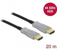 DELOCK 85015 - Cavo HDMI ottico attivo (AOC), 4K 60 Hz, 20 m