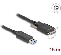 Delock Cavo ottico attivo USB 10 Gbps da tipo A a tipo Micro-B maschio da 15 m NEW