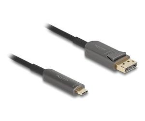 DeLOCK Cavo ottico attivo USB Type-C™ a DisplayPort 8K 60Hz 40Gbps 10m