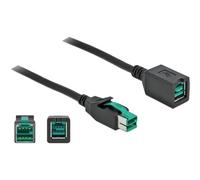 Delock Cavo prolunga PoweredUSB 12 V 3 m 3 m Nero Schermato 3 m 85982