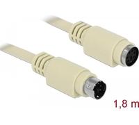 DeLOCK - cavo prolunga tastiera/mouse - da PS/2 (M) a PS/2 (W) - 18 m - beige (85805) NEW