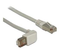DELOCK - Cavo RJ45 Cat.6A SSTP ad angolo/dritto, 2 m