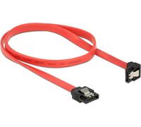 Delock Cavo SATA 6 Gb/s dritto verso il basso angolato 50 cm rosso NEW