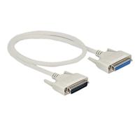 Delock Cavo seriale D-Sub 25 maschio a femmina 0,5 m Beige 0,5 m D-Sub 86907