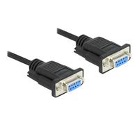 Delock Cavo seriale RS-232 D-Sub9 femmina per femmina 3 m modem nullo 86606