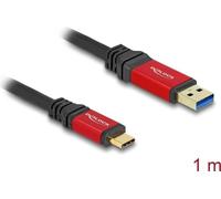 Delock Cavo USB 10 Gbps USB Tipo A maschio 1 m rosso in metallo NEW