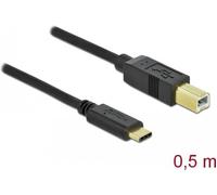 Delock Cavo USB 2.0 da tipo C a tipo B da 0,5 m NEW