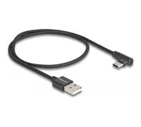 Delock Cavo USB 2.0 Tipo-A maschio per USB Type-C maschio nero con 80029