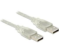 Delock Cavo USB 2.0 Tipo A Maschio > USB 2.0 Tipo A Maschio 5 m Trasparente
