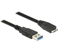 DeLock Cavo USB 3.0 Tipo a Maschio a > USB 3.0 Tipo Micro B Maschio 3,0 m Nero