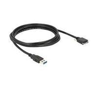 Delock Cavo USB 3.0 tipo A maschio USB 3.0 tipo Micro-B maschio con viti 2 m NEW