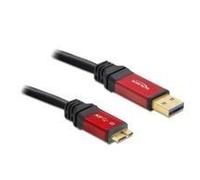Delock Cavo USB 30 Tipo-A maschio USB 30 Tipo Micro-B maschio 1 m