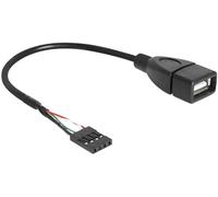 Cavo Usb 2.0 Connettore Femmina - 4 Pin Per Piastra Madre Cm. 20