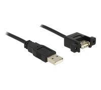 DELOCK 1M 2XUSB2.0-A CABLE USB 2.0 USB A NEGRO