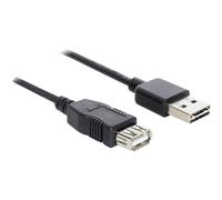 Delock Cavo USB USB 2.0 Spina USB-A, Presa USB-A 1.00 m Nero connettore