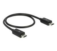 Delock Cavo USB USB 2.0 Spina USB-Micro-B, Spina USB-Micro-B 0.30 m Nero con