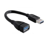 DELOCK 82776 - Cavo USB 3.0, connettore A a presa A, 0,15 m