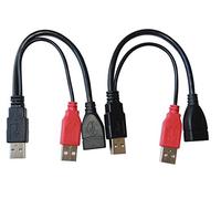 DeLock, cavo Y USB A -> 2x A F/M 0,225 m
