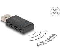 Delock Chiavetta USB Wi-Fi 6 Dual Band WLAN AX1800 (1201 + 574 Mbps) NEW
