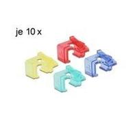 Delock Clip di riparazione RJ45 set da 40 pezzi 1 (rosso, blu, verde, giallo) NEW