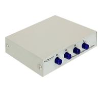 Delock Commutatore RJ45 4 Porte Manuale Bidirezionale 10/100 Mbps