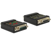DELOCK compatible RS-232 Tester DB9 female > DB9 male - Netzwerktester