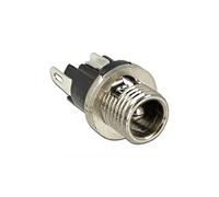 Delock Connettore DC 5,5 x 2,5 x 9,5 mm Femmina da Incasso Versione saldante 1 Pezzo