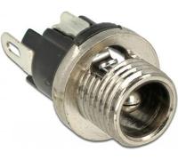 Delock connettore presa DC 5,5 x 2,5 x 9,5 mm per installazione versione a saldare NEW