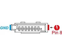 Delock connettore presa SATA 6 Gb/s alimentazione a 8 pin NEW