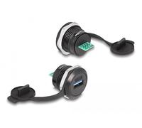 DeLOCK Connettore USB 3.2 Gen 1 Tipo-A a PCB Integrato con Tappo Antipolvere di Marca