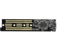 Delock Contenitore esterno per SSD PCIe M.2 NVMe con USB-C, trasparente NEW