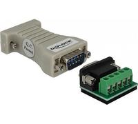 DeLock Converter 1 x Serial RS-232 DB9 female to 1 x Serial RS-422/485 DB9 male ESD protection 15 kV Seriel adapter RS-422 RS-4