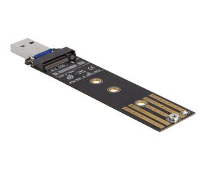 Delock Convertitore combo per SSD PCIe M.2 NVMe PCIe o SATA con USB 64197