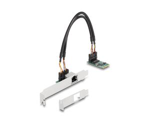 Delock Convertitore M.2 chiave B+M 1 x RJ45 2,5 Gigabit LAN Interno 95272