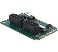 Delock Convertitore Mini PCIe a 2 x SATA con RAID NEW