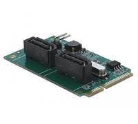 Delock Convertitore Mini PCIe a 2 x SATA con RAID - Nouvo