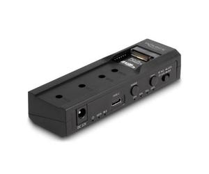 DeLOCK Convertitore USB Type-C per 1 x SSD M.2 NVMe + 1 x SATA SSD / HDD con funzione di clonazione