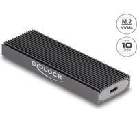 Delock Custodia combinata esterna USB Type-C per SSD M.2 NVMe PCIe o SATA - senza attrezzi NEW