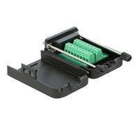Delock D-Sub 15 St> Terminalblock con Gehäuse Adattatore Digitale/dati 66566