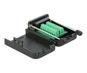 Delock D-Sub 15 St> Terminalblock con Gehäuse Adattatore Digitale/dati 66566