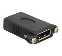 Delock DisplayPort 1.1 F-F DisplayPort DisplayPort Nero Adapter 85123