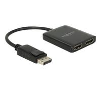 Delock DisplayPort 1.4 Splitter 1 x zu 2 HDMI Cavo 87769