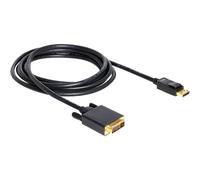 Delock Displayport > DVI 24+1 m/m 3m 3 m Displayport DVI-D Nero 82592