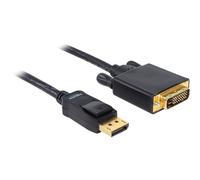 Delock Displayport > DVI 24+1 St/St 2m 2 m Displayport DVI-D 82591