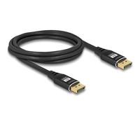Delock DisplayPort Kabel 8K 60 Hz black Metall Cavo 80621