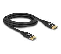 Delock DisplayPort Kabel 8K 60 Hz black Metall Cavo 80622