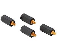 Delock Distanziatori esagonali M4 x M3, per Interni ed Esterni, 20 mm, 4 Pezzi, Colore: Nero