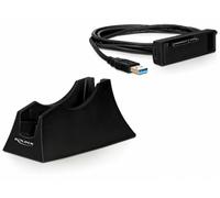 Delock Docking station SuperSpeed USB 5Gbps per 1x HDD/SSD SATA da 2,5" / 3,5" con funzione di backup NEW