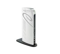 DeLOCK 87771 replicatore di porte e docking station per laptop Cablato Nero, Bianco